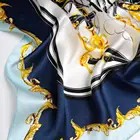 Scarf 2020 Fashion Double Faces Silk Twill Scarf 100% Silk In Digital Print From Hangzhou For Free Masx