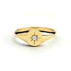 Jewelry Silver Silver ROXI Handmade Jewelry S925 Sterling Silver Glossy Eight-pointed Star Women Rings 2021