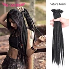 Hair Extension Supre Popular Top Ranking Reggae Handmade Dreadlocks Hair Extension Product Fibre Crochet Braids