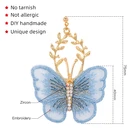 Cz Earings Earring HOVANCI Korean Fashion 9 Popular Chiffon Lace Cz Stone Earings Fantasy Butterfly Earring