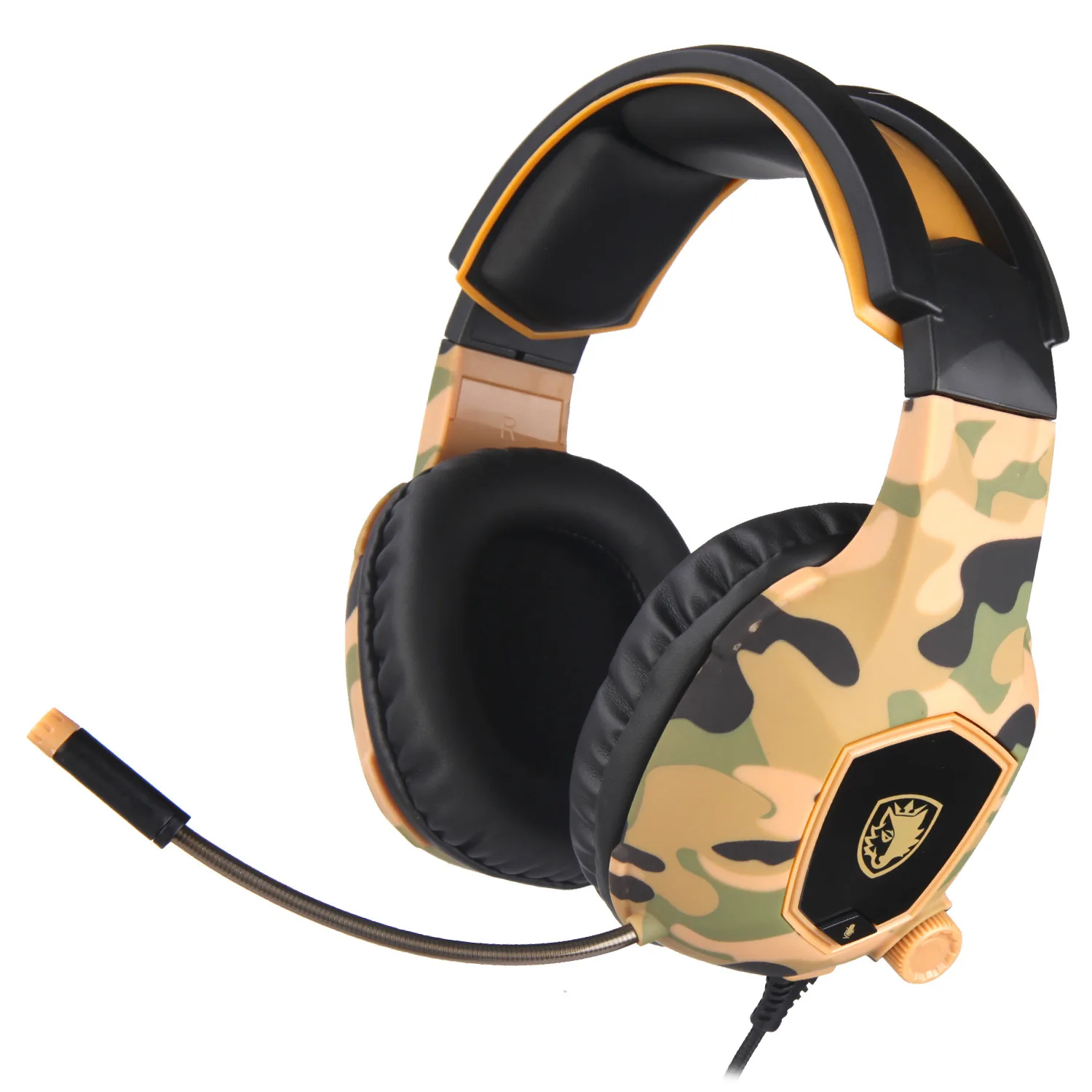 Gamer Headset Sades Microphone Wired 
