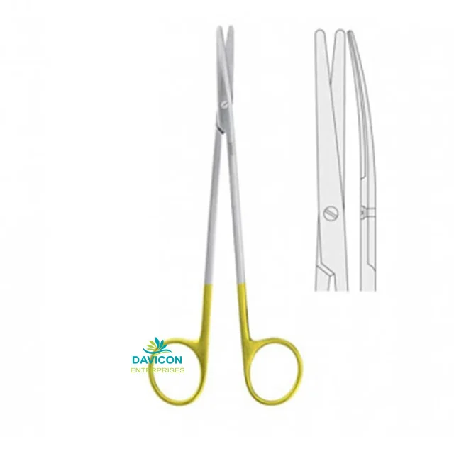 Stainless Steel Metzenbaum Nelson Scissor Curved Tc Scissors Buy