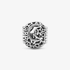 Star Beads 925 Sterling Silver Charm Star Moon Beads For Original Bracelets Exquisite Accessories
