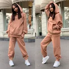 Pink Hoodie Quality Hoodies New Arrival Adult Cozy Large Light Weight Pink Pants And Hoodie Set For Women