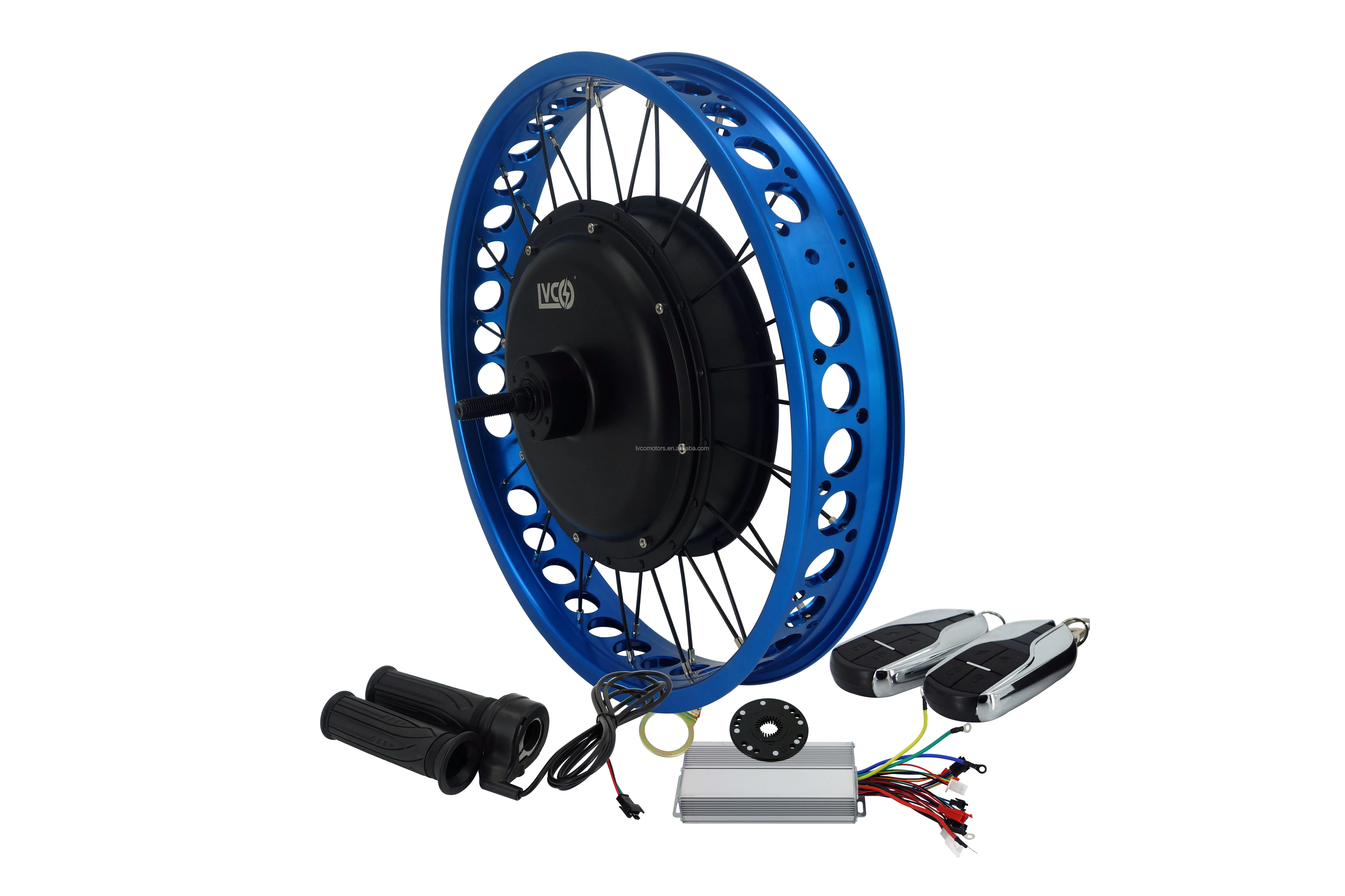 LVCO fat tire 26inch snow bike 1500w ebike kit