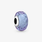 925 Sterling Silver Colorful Glazed Beaded Charms For Bracelet Women Jewelry Making DIY