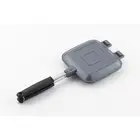 TAPPURI Toasted sandwich maker aluminum with non stick coating separable plates for use as a pan and easy washing