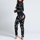 Pijamas Pajamas Printed Pijamas De Mujeres Onesie Butt Flap Pajamas For Adults