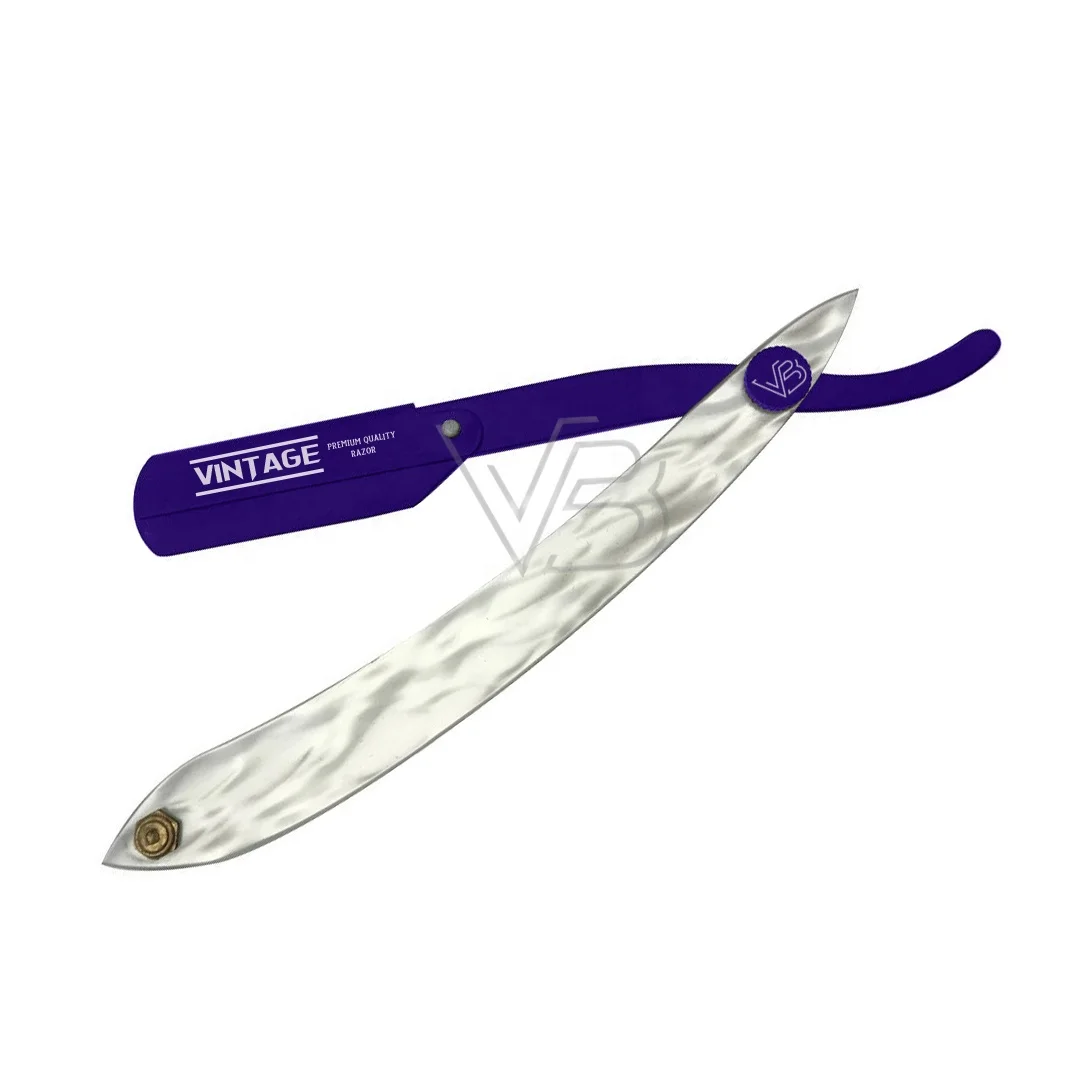 purple straight razor