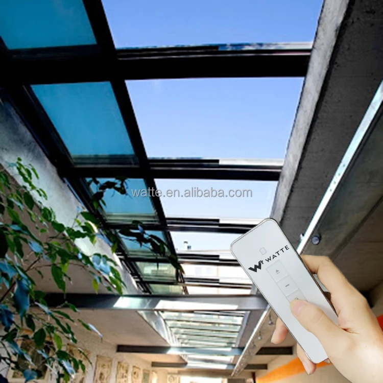 glass roof sunshade