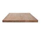 Sauna Unique Home Decor Vintage WPC Wood Slat Shiplap Cladding Walnut Wall Panel For Infrared Sauna