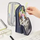 Pencil Case Wholesale Multi-funtion Zippered Soft Stand Up School Stationery Pouch Pencil Case