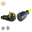 Generator Power Adapter TT-30P To 2 Of 5-15R 15A Female Y