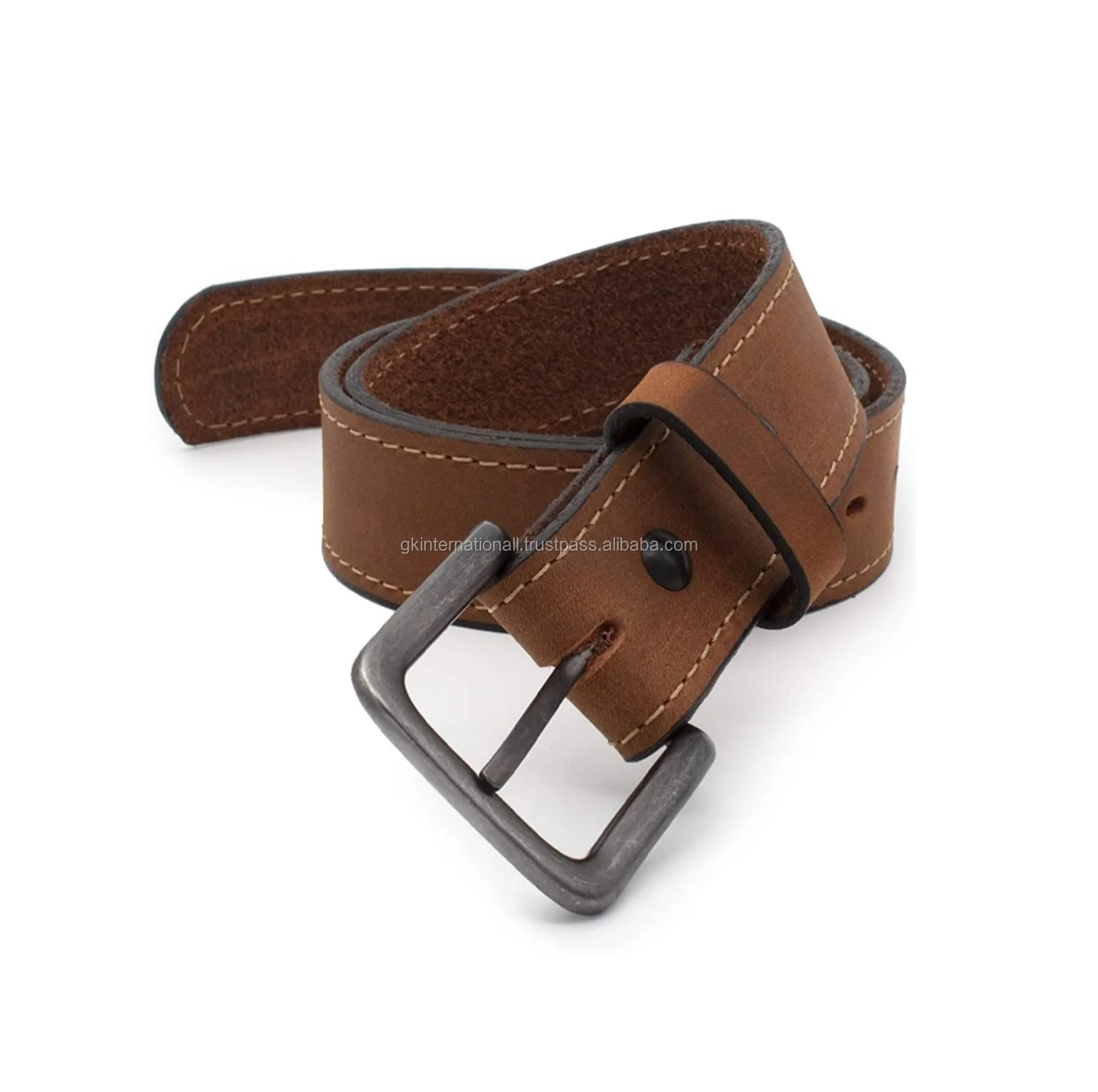 Cowhide Genuine Leather Belts Unique Leather Belts For Jeans High