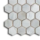 Sea Shell Tile China Mosaic Tile China Manufacturer Mother Of Pearl White Hexagon Sea Shell Mosaic Tile