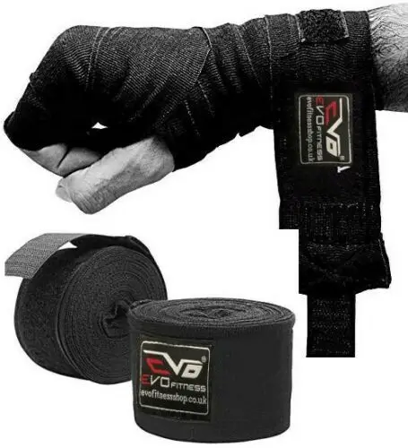 EVO Bandages Boxing Hand Wraps Mitt Protector MMA Inner Gloves Muay Thai Kick 
