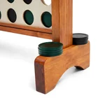 Wooden Outdoor Wood Game HIGH QUALITY Stained Wooden Giant Connect 4 Game For Outdoor Game Set