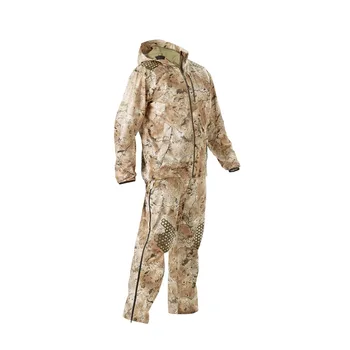 Men Winter Autumn Warm Camo Hunting Suit Clothing Suspender Trousers Fishing Overalls Down Coat Camouflage
