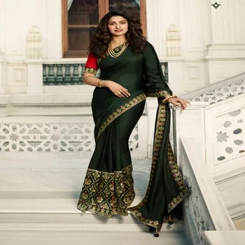 Party Wear Silk Saree for Women with Blouse