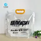 Plastic Pouch Plastic Pouches Custom Printing Plastic Portable Foldable Water Bag 1 Liters 480 Ml Spout Pouch