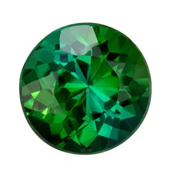 " 1.25mm Round Brilliant Cut Natural GREEN TOURMALINE " Wholesale Price High Quality Loose Gemstone | NATURAL GREEN TOURMALINE