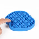 Educational Toy Food Grade Silica Gel Apple Shape Anti Rat Pioneer Educational Game Toy