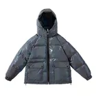 Fashion Jackets Men Fashion Sportswear Hoodie Black Rainbow Safety Custom Reflective Bubble Bomber Jackets Men