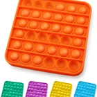 Toy Factory Wholesale Food Grade Silicone Push Pop Bubble Fun Stress Relief Soft Fidget Toy