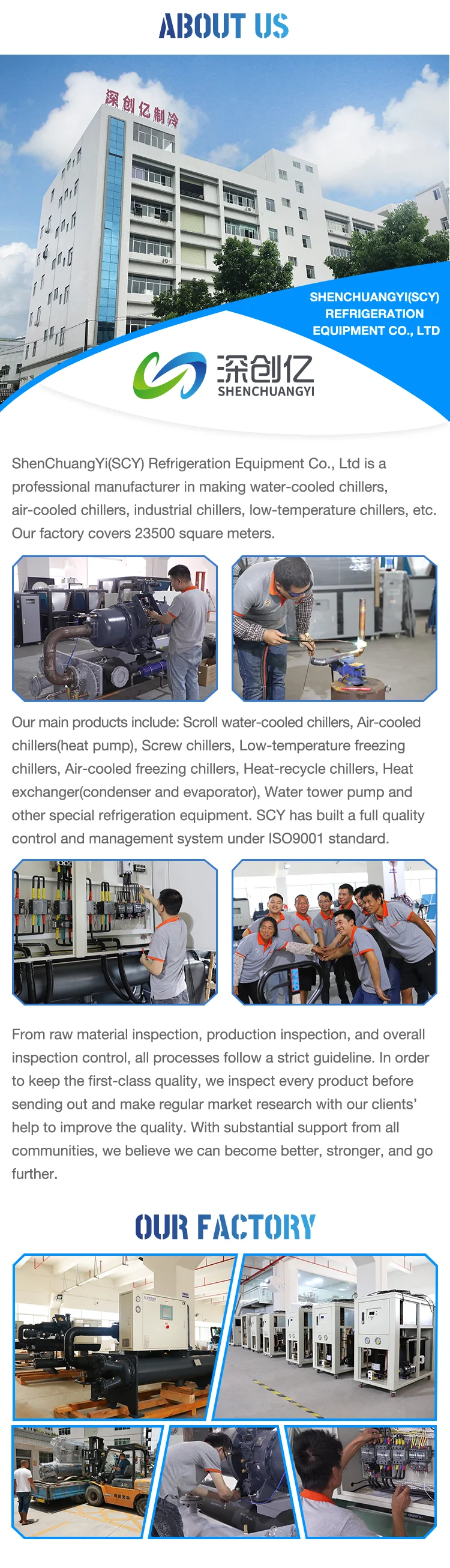Cooled Industrial Water Chiller, 66.8kw, 20.95kw - detail 16