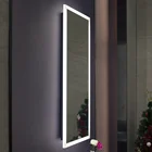 Led Salon Mirrors Light Wall Mounted Acrylic Decorative Illuminated Haircut LED Lighted Beauty Salon Mirror