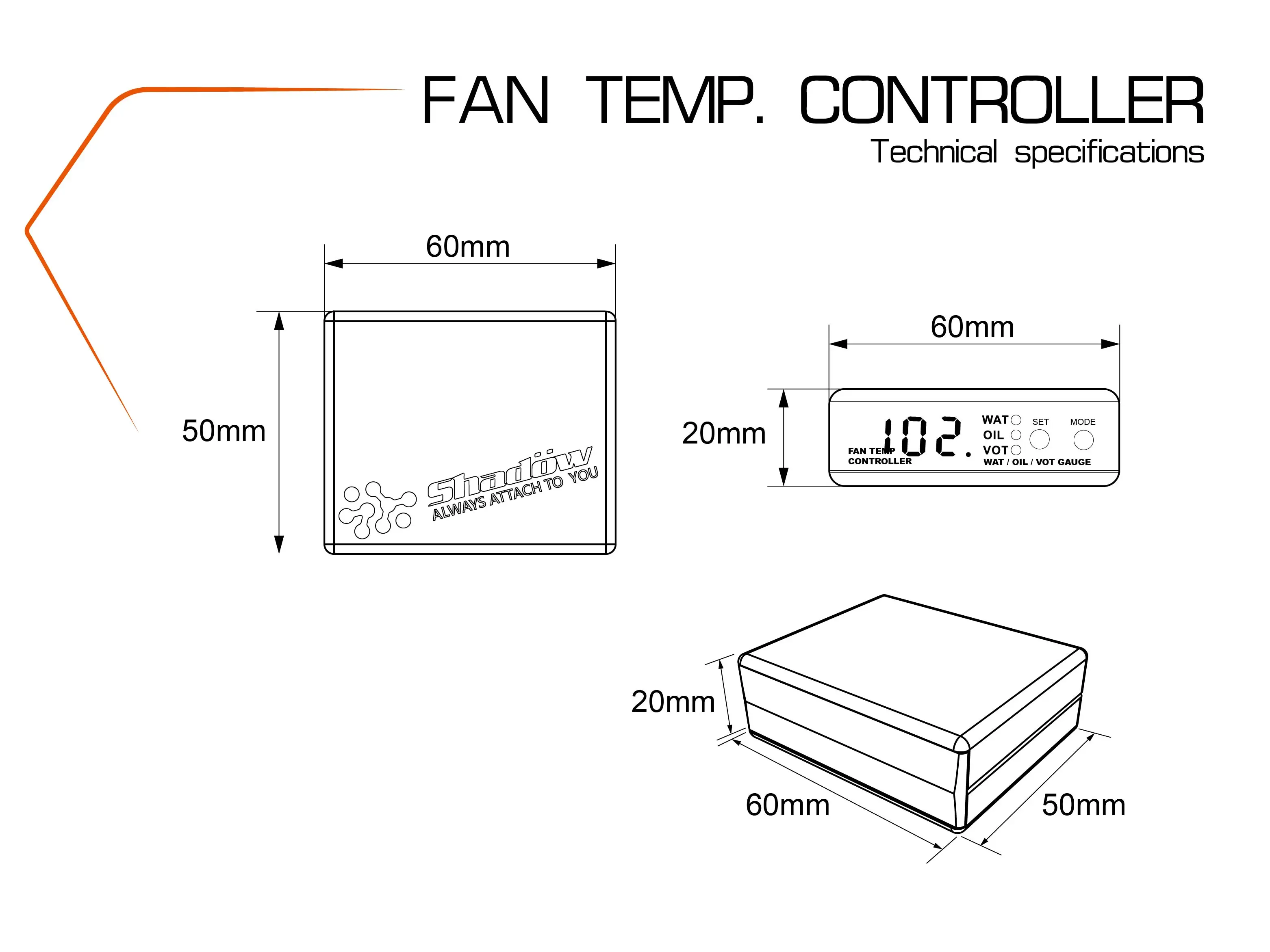 Temp Cooling Engin Fan, PP, TEC BOX - detail 20