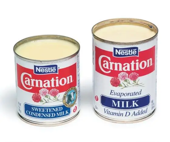 Carnation Evaporated Milk .Condensed Milk in Cans /full cream evaporated milk