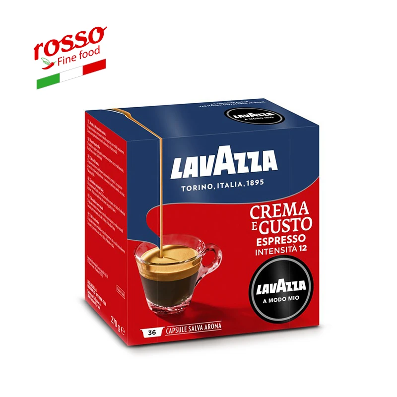 Lavazza Coffee Capsules Crema E Gusto Compatible A Modo Mio Italian Coffee  36 Pieces - Made In Italy - Buy Ginseng 100% Arabica Espresso Caffe' Caffe'  Decaffeinated Germany Coffe Coffee Beans Moka Espresso Moka Arabica Black  Coffee,Intense 