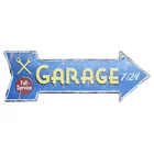 Metal Plate Embossed Metal Plate Irregular Retro Arrow Metal Tin Signs Embossed Vintage Metal Plate
