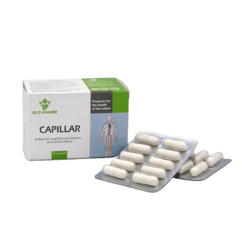 Biologically Active Health Care Supplement - Capillar Capsules for Restoring Blood in Capillaries