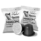 Compatible coffee capsules Nespresso single serve bag Caffe Pompeii Penelope Espresso Classic