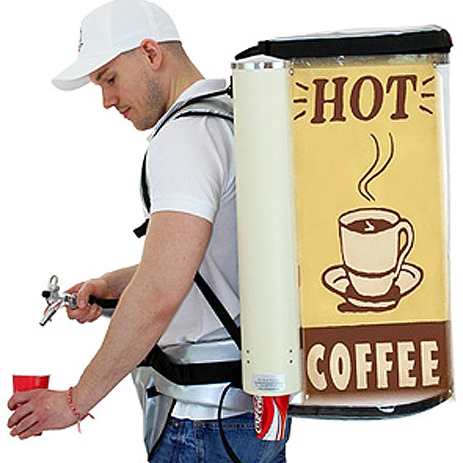 Coffee Backpack 11 Liters insulated Backpack Dispenser for Coffee Tea Hot Drinks 