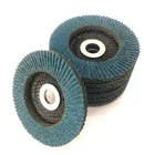 Dia. Polishing Disc Coated Abrasives 40 Grit 125 Dia. Zirconium Flap Discs For Polishing Stainless Steel
