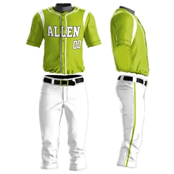 Latest Custom Logo Plain Baseball Uniform High Quality Custom Design Baseball Uniform Top quality custom sublimation baseball