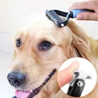 Pet Hair Trimmer Pet Hair Removal Comb Double Sided Blades Fur Dematting Trimmer Deshedding Brush Dog Pet Grooming Tool