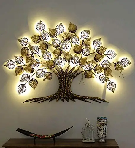 lighting tree for wall