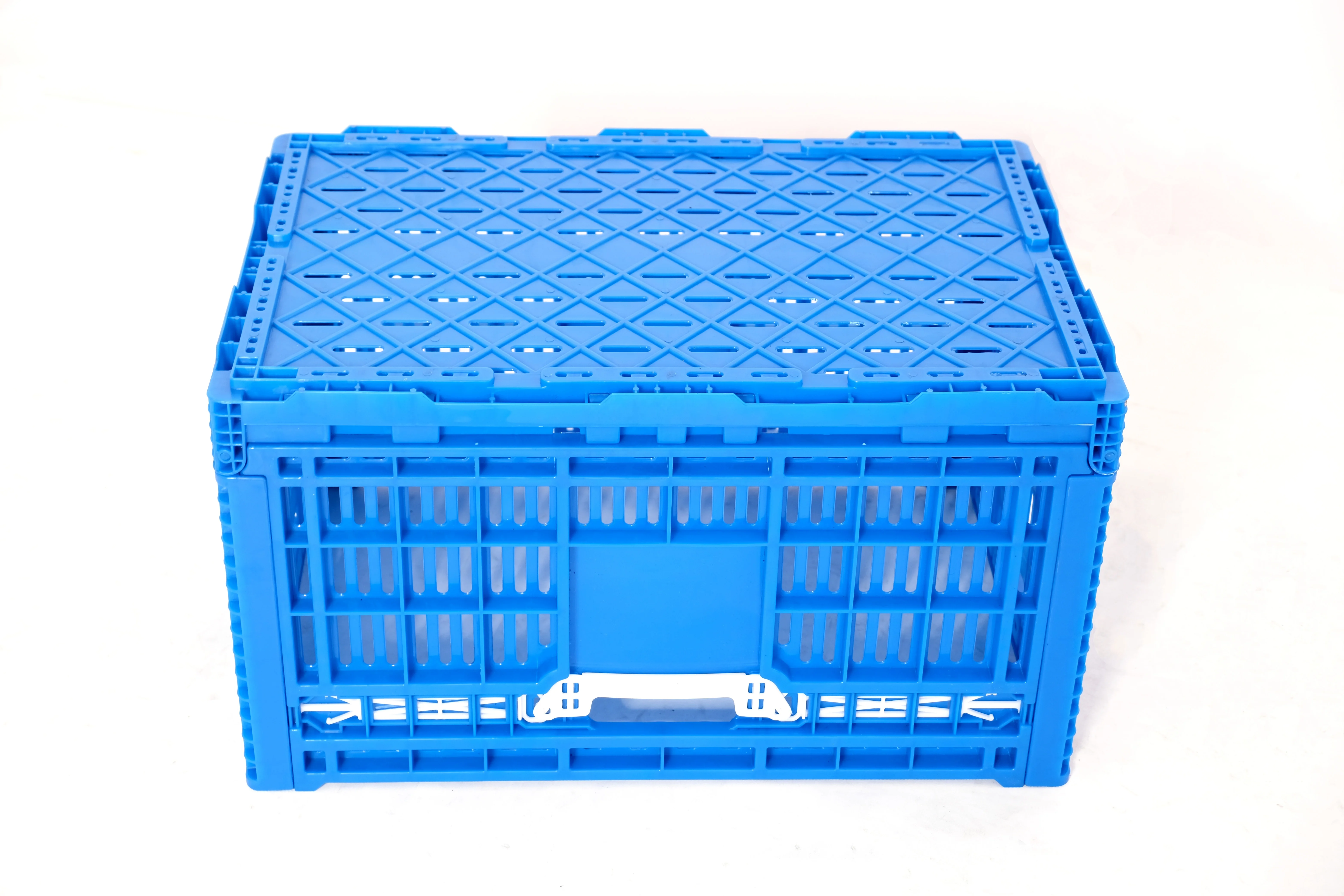 Manufacturer Wholesale Large Capacity Collapsible Crates Plastic for Fruits and Vegetables factory