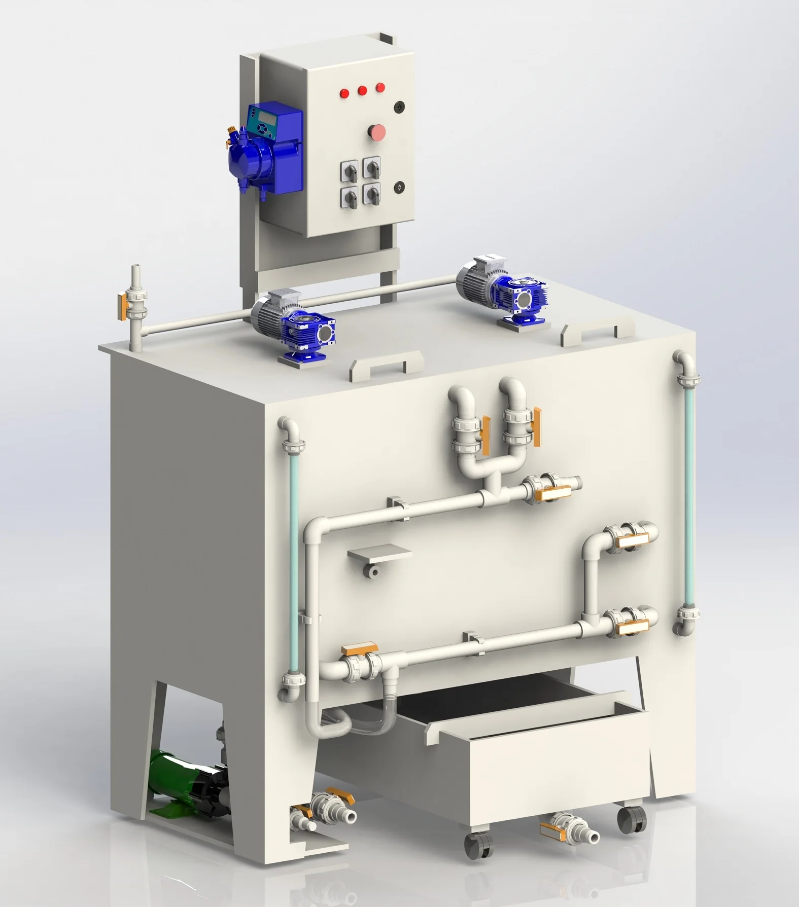 Turnkey Automatic Wastewater Treatment System Acid Fume Scrubbing