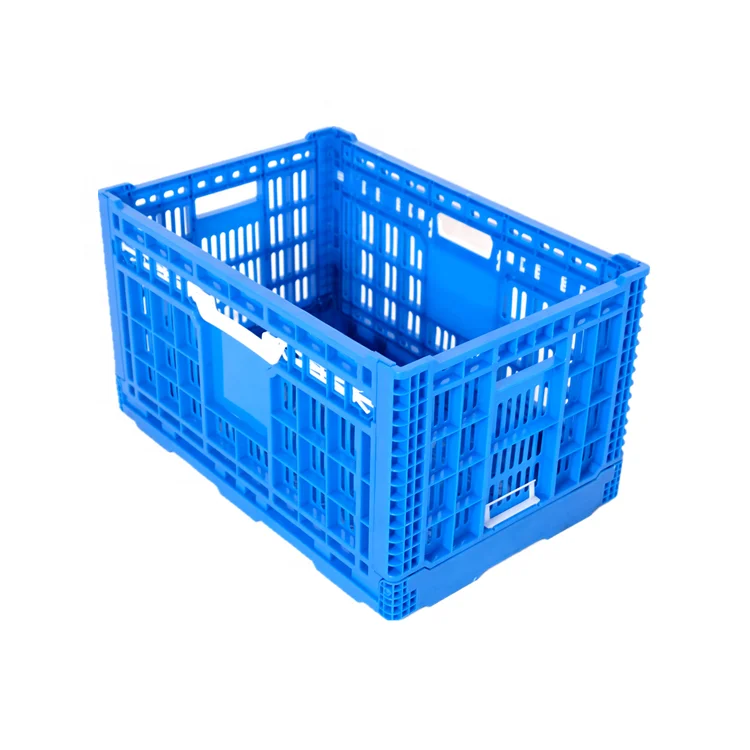 Manufacturer Wholesale Large Capacity Collapsible Crates Plastic for Fruits and Vegetables factory