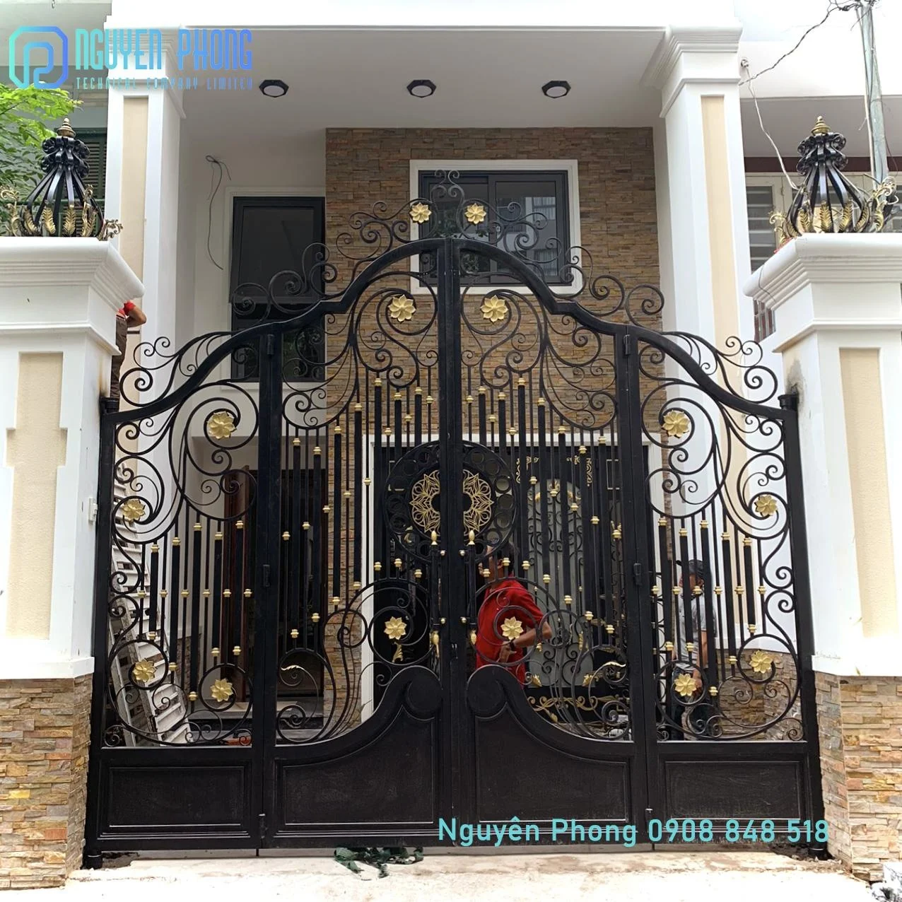 Iron Decorative Main Gate Designs With High Quality - Buy Wrought ...