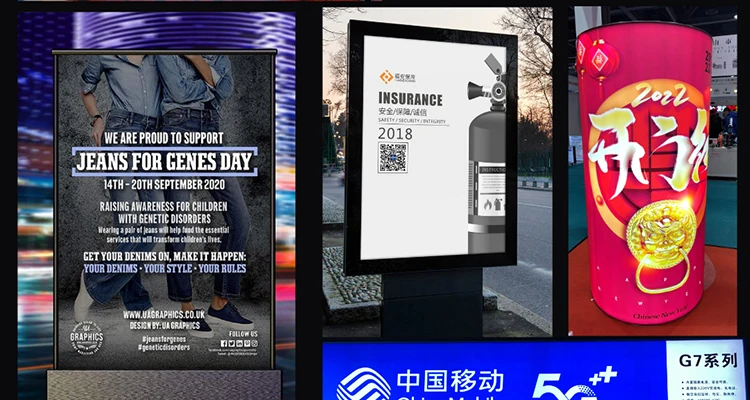 product frameless led advertising light box outdoor double sided lightbox signage-3
