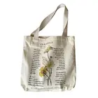 Women Fashion Tote Bag Women Fashion Trend Stand Art Van Gogh Shoulder Tote Canvas Bag