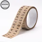 Kraft Paper Tape Paper Tape Custom Printed Adhesive Kraft Paper Tape Carton Sealing Packing Tape