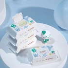 Fiber Babi Wipe Manufacture OEM ODM China Factory Sowater Individual Clean Baby Wet Wipes Natural Plant Fiber