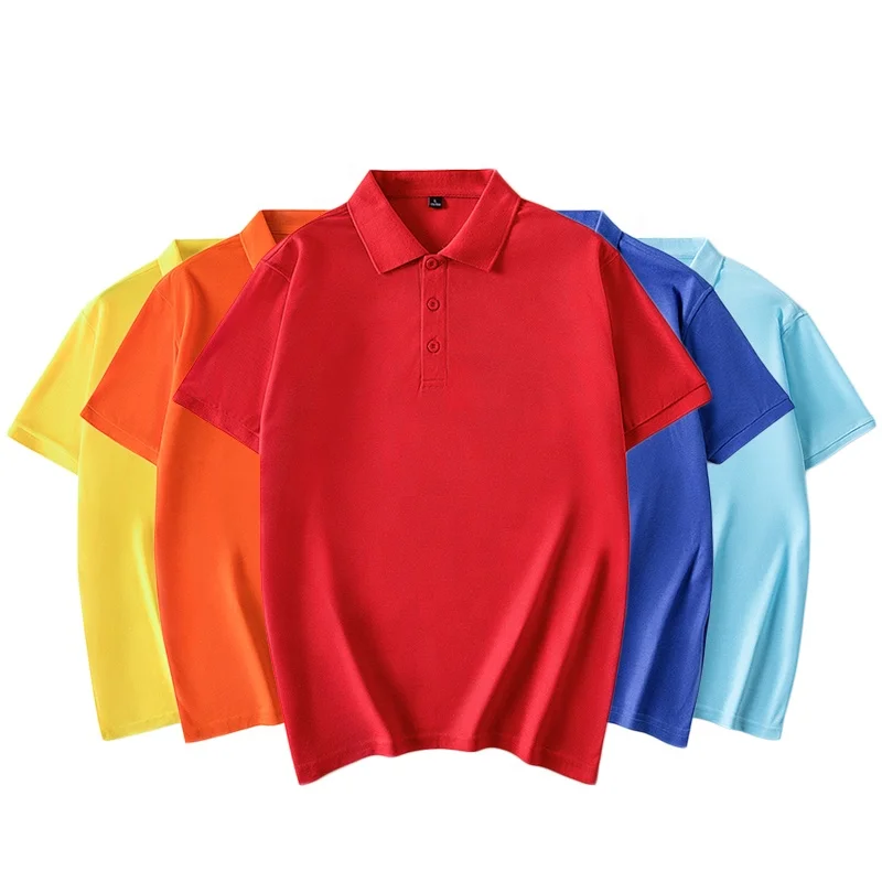Wholesale Oem Unisex Polo Custom Printing Logo Design 100% Cotton Mens Polo T Shirt